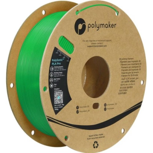 Пластик для 3D-принтера Polymaker PLA PRO HIGH SPEED TOUGH 1,75mm GREE 1kg (PA13010) Пластик для 3D-принтера Polymaker PLA PRO HIGH SPEED TOUGH 1,75mm GREE 1kg (PA13010)