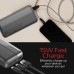 Батарея универсальная Energizer 20000mAh 15W, USB-А, 2*USB-C, Black (UE20050CC)