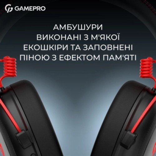 Наушники GamePro Asgard Skald Origin Black/Red (HS850BR)