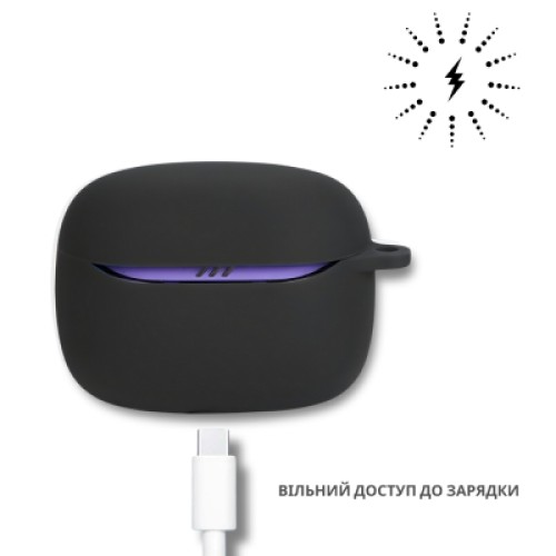 Чехол для наушников BeCover для JBL Tune Beam 2 Black (714824)