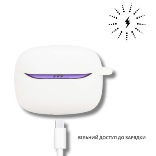 Чехол для наушников BeCover для JBL Tune Beam 2 White (714825)