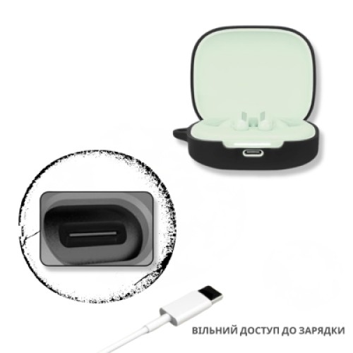 Чехол для наушников BeCover для Xiaomi Redmi Buds 7s Black (714817) Чехол для наушников BeCover для Xiaomi Redmi Buds 7s Black (714817)