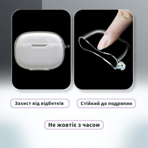 Чехол для наушников BeCover для JBL Tune Beam 2 Transparent (714826)