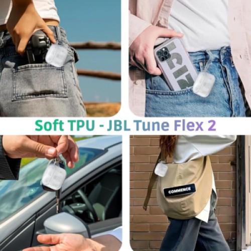 Чехол для наушников BeCover для JBL Tune Flex 2 Transparent (714829)