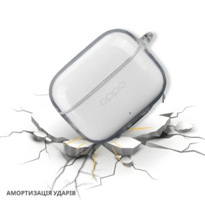 Чохол для навушників BeCover для OPPO Enco Buds 3 Pro Transparent (714838)