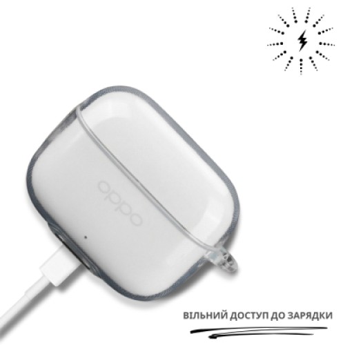 Чехол для наушников BeCover для OPPO Enco Buds 3 Pro Transparent (714838)