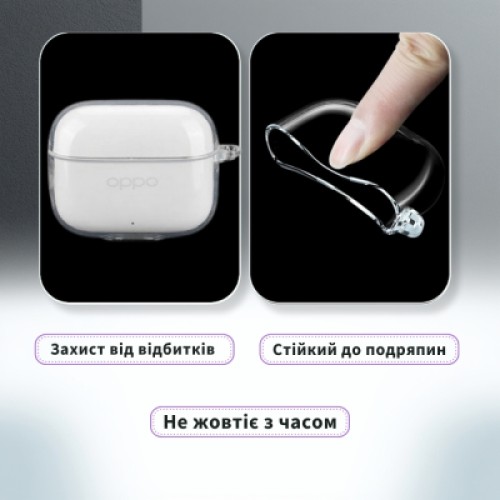 Чехол для наушников BeCover для OPPO Enco Buds 3 Pro Transparent (714838)