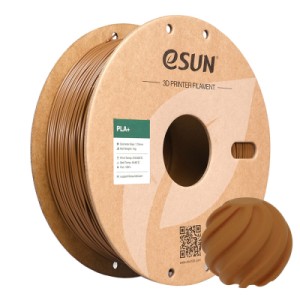 Пластик для 3D-принтера eSUN PLA+ 1.75мм, 1кг, brown (PLA+P175C1)