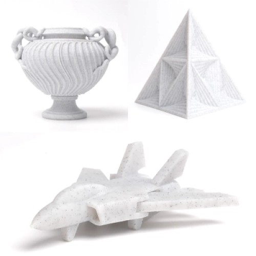 Пластик для 3D-принтера eSUN PLA eMarble 1,75мм, 1кг, marble/nature (eMarble-P175N1) Пластик для 3D-принтера eSUN PLA eMarble 1,75мм, 1кг, marble/nature (eMarble-P175N1)