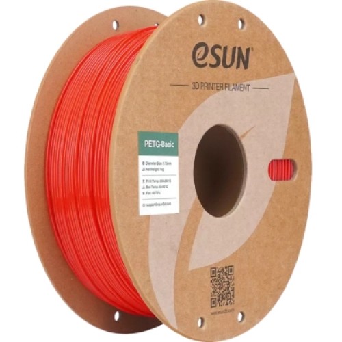 Пластик для 3D-принтера eSUN PETG BASIC 1,75mm 1kg RED (PETG-BASIC175R1P1) Пластик для 3D-принтера eSUN PETG BASIC 1,75mm 1kg RED (PETG-BASIC175R1P1)