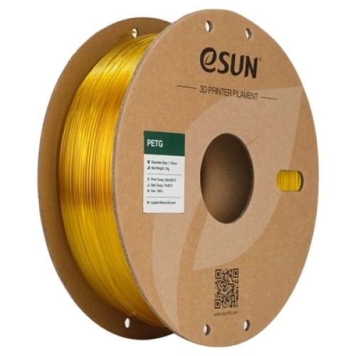 Пластик для 3D-принтера eSUN PETG Translucent 1,75mm 1kg YELLOW 1kg (PETG-P175Y1) Пластик для 3D-принтера eSUN PETG Translucent 1,75mm 1kg YELLOW 1kg (PETG-P175Y1)