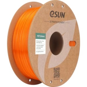 Пластик для 3D-принтера eSUN PETG BASIC Translucent 1,75mm 1kg ORANGE (PETG-BASIC175T-O1P1)