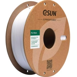 Пластик для 3D-принтера eSUN PLA BASIC 1,75mm COLD WHITE 1kg (PLA-BASIC175C-W1P1)
