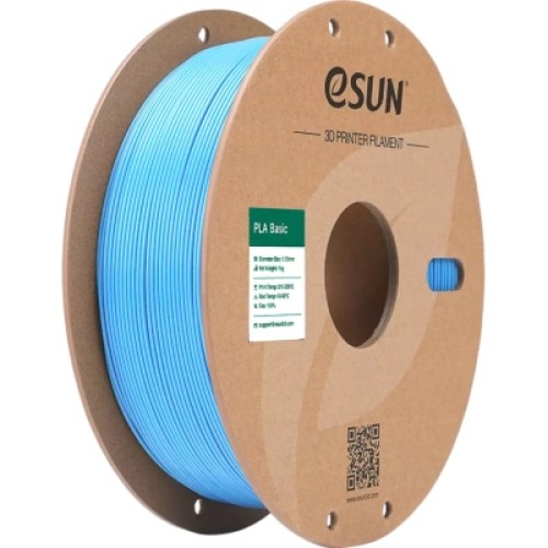 Пластик для 3D-принтера eSUN PLA BASIC 1,75mm LIGHT BLUE 1kg (PLA-BASIC175Q-U1P1) Пластик для 3D-принтера eSUN PLA BASIC 1,75mm LIGHT BLUE 1kg (PLA-BASIC175Q-U1P1)