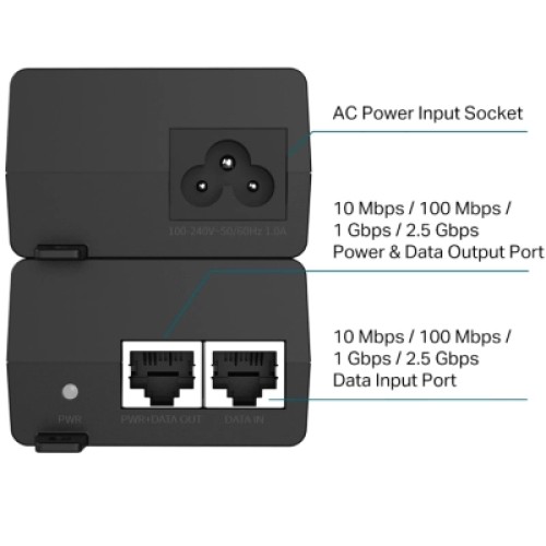 Адаптер PoE TP-Link POE260S Адаптер PoE TP-Link POE260S