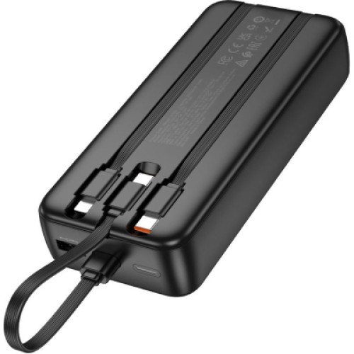 Батарея универсальная HOCO 20000mAh, PD/20W, 22.5W, Black (J132A / 42067 / Black)