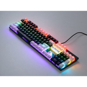 Клавіатура Vinga KBGM-095 LED Brown Switch USB White/Black (KBGM-095BR White/Black)