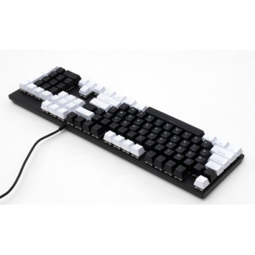 Клавиатура Vinga KBGM-095 LED Brown Switch USB White/Black (KBGM-095BR White/Black)