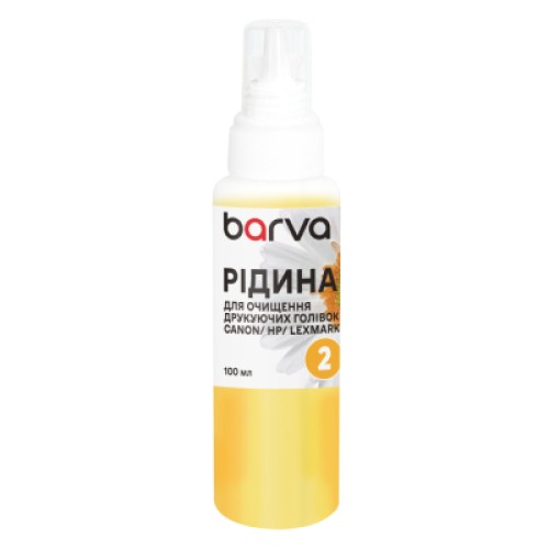 Чистящая жидкость Barva Canon/HP/Lexmark 2 for water-soluble inks, 100 мл (F5-019-100)