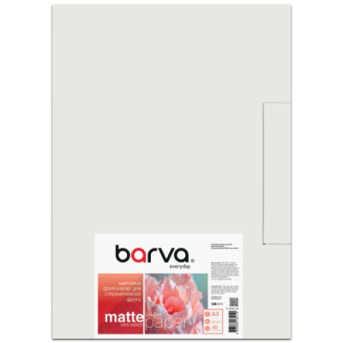 Бумага Barva A3, 280 г/м2, Everyday, matt, 40 с (IP-AE280-448)