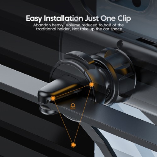 Универсальный автодержатель Essager Tourist Gravity Car Mount Phone Holder Black (EZJZL-TR01) Универсальный автодержатель Essager Tourist Gravity Car Mount Phone Holder Black (EZJZL-TR01)