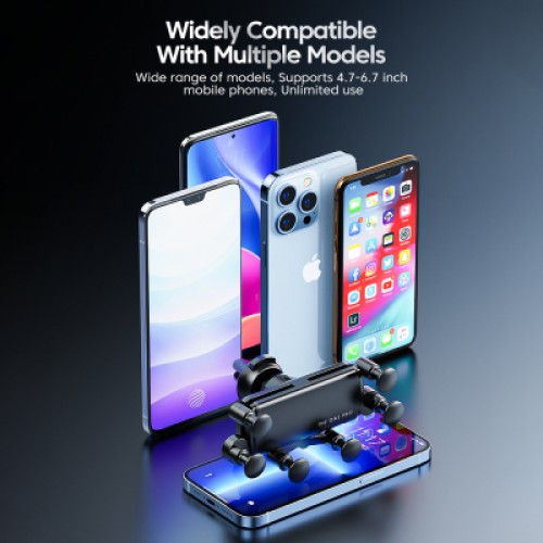 Универсальный автодержатель Essager Tourist Gravity Car Mount Phone Holder Black (EZJZL-TR01) Универсальный автодержатель Essager Tourist Gravity Car Mount Phone Holder Black (EZJZL-TR01)