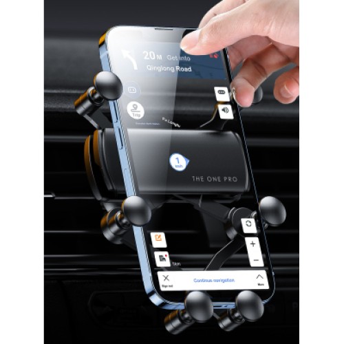 Универсальный автодержатель Essager Tourist Gravity Car Mount Phone Holder Black (EZJZL-TR01) Универсальный автодержатель Essager Tourist Gravity Car Mount Phone Holder Black (EZJZL-TR01)
