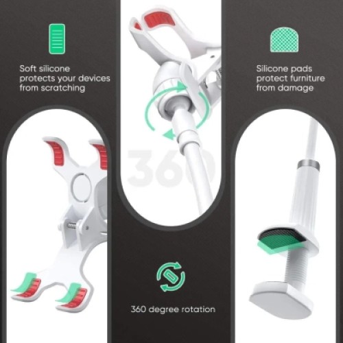 Держатель для смартфонов Ugreen LP113 Multifunction Phone Clip Stand White (30488) Держатель для смартфонов Ugreen LP113 Multifunction Phone Clip Stand White (30488)