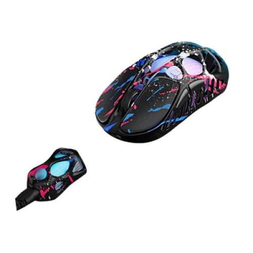 Мышка GravaStar Mercury X Pro 8K RGB Wireless/Bluetooth/USB Neon Graffiti (GS_X_PRO_CG_BLK)