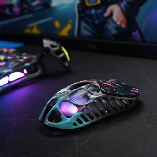 Мышка GravaStar Mercury X Pro 8K RGB Wireless/Bluetooth/USB Neon Graffiti (GS_X_PRO_CG_BLK)