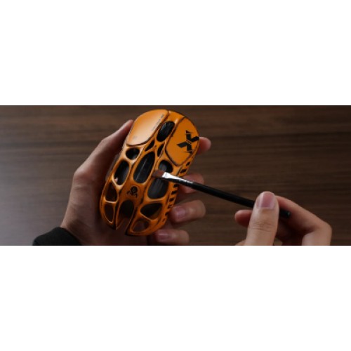 Мышка GravaStar Mercury X RGB Wireless/Bluetooth/USB Battle-Worn Yellow (GS_X_YLW)