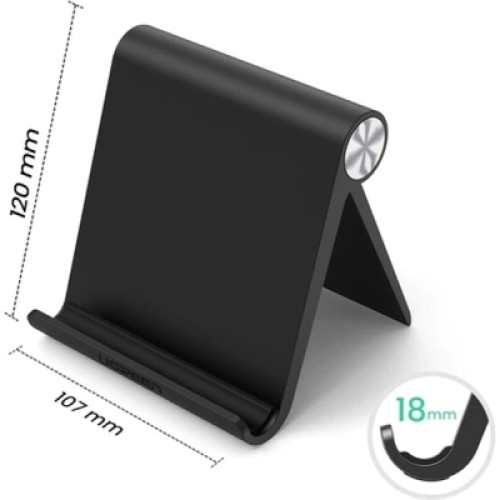 Подставка для планшета и телефона LP115 Multi-Angle Adjustable Portable Stand for iPad Black Ugreen (50748) Подставка для планшета и телефона LP115 Multi-Angle Adjustable Portable Stand for iPad Black Ugreen (50748)