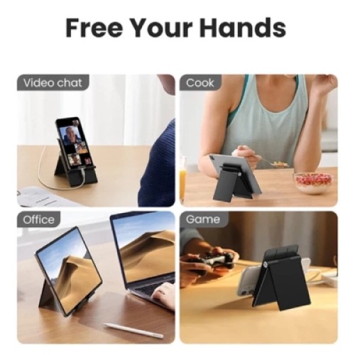 Подставка для планшета и телефона LP247 Adjustable Portable Stand Black Ugreen (80903) Подставка для планшета и телефона LP247 Adjustable Portable Stand Black Ugreen (80903)