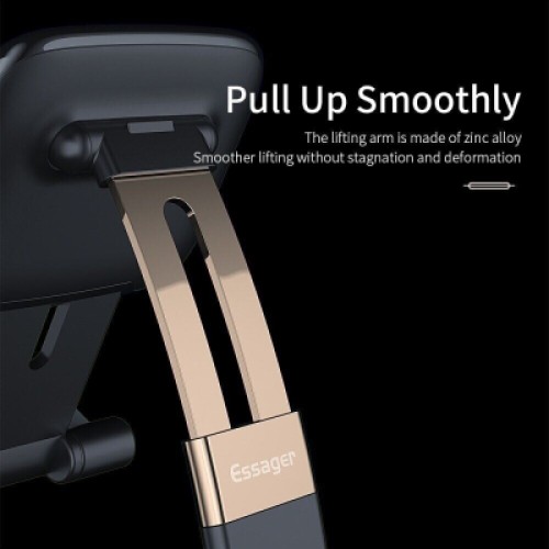 Подставка для планшета и телефона Knight Foldable Desk Mobile Phone Holder Stand (Plastic) Black Essager (EZJZM-QSSJ01) Подставка для планшета и телефона Knight Foldable Desk Mobile Phone Holder Stand (Plastic) Black Essager (EZJZM-QSSJ01)