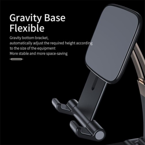 Подставка для планшета и телефона Knight Foldable Desk Mobile Phone Holder Stand (Plastic) Black Essager (EZJZM-QSSJ01) Подставка для планшета и телефона Knight Foldable Desk Mobile Phone Holder Stand (Plastic) Black Essager (EZJZM-QSSJ01)