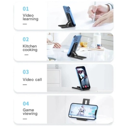 Подставка для планшета и телефона Sailing Desktop Phone Holder Black Essager (EZJZM-FC01)