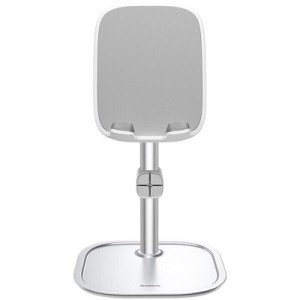 Подставка для планшета и телефона Literary youth desktop bracket Silver Baseus (SUWY-0S)