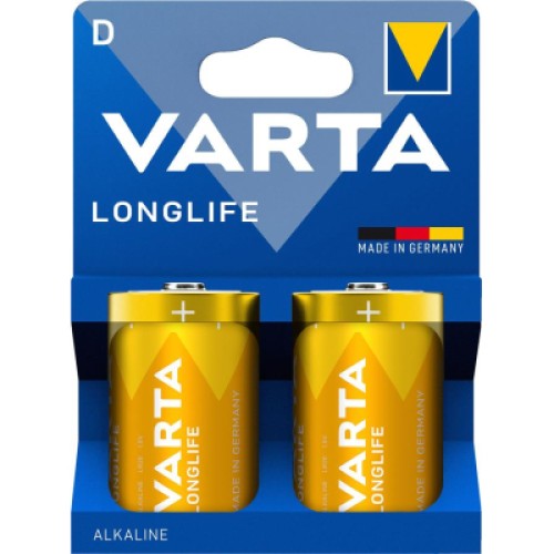 Батарейка Varta D (LR20) Longlife щелочная * 2 (04120101422)