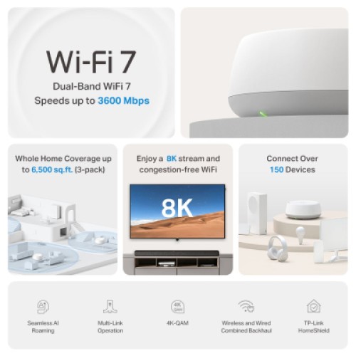 Точка доступа Wi-Fi TP-Link DECO-BE22-3-PACK Точка доступа Wi-Fi TP-Link DECO-BE22-3-PACK