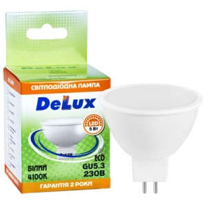 Лампочка Delux JCDR 5Вт 4100K 220В GU5.3 (90001293)