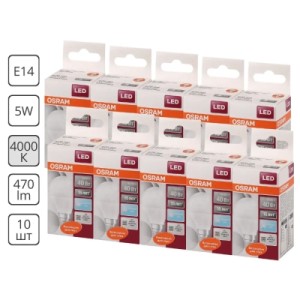 Лампочка Osram CL P40 5,5W/840 230V FR E14 (4058075056930)