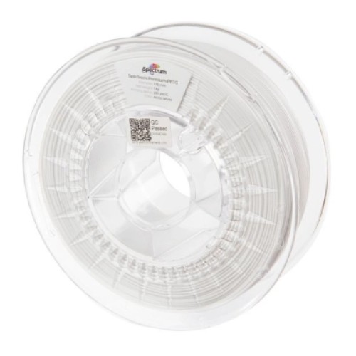 Пластик для 3D-принтера Spectrum PET-G Premium 1.75mm ARCTIC WHITE 1kg (RAL 9016) (80057)