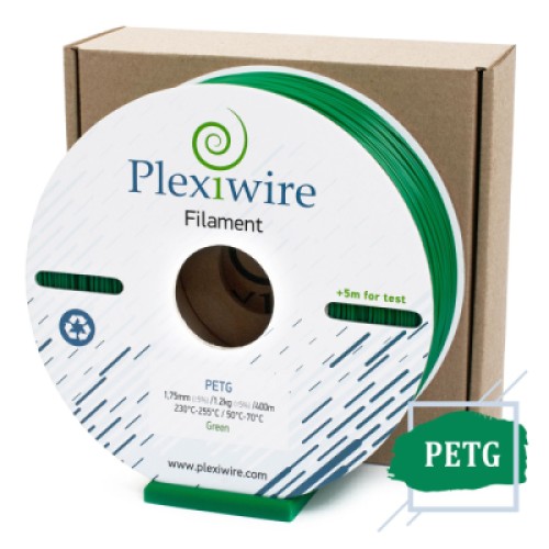 Пластик для 3D-принтера Plexiwire PETG 1.75mm 1.2kg/400m green (PETG-806400)