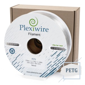 Пластик для 3D-принтера Plexiwire PETG 1.75mm 1.2kg/400m natural (PETG-801400)