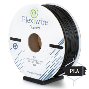 Пластик для 3D-принтера Plexiwire PLA1.75mm 1.2kg/400m Black (PLA-508400)