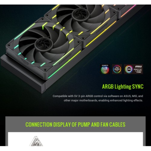 Кулер для процессора Gamemax HAILSTORM 360 BK