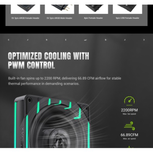 Кулер для процессора Gamemax HAILSTORM 360 BK