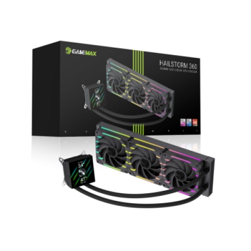 Кулер для процессора Gamemax HAILSTORM 360 BK