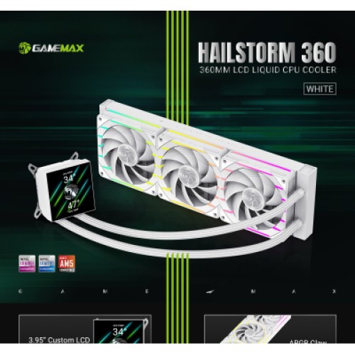 Кулер для процессора Gamemax HAILSTORM 360 WH