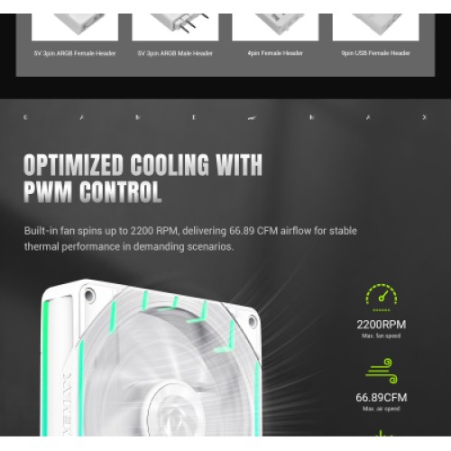 Кулер для процессора Gamemax HAILSTORM 360 WH